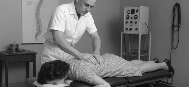 Throwback Thursday: Old-school spine care vibes. ✨